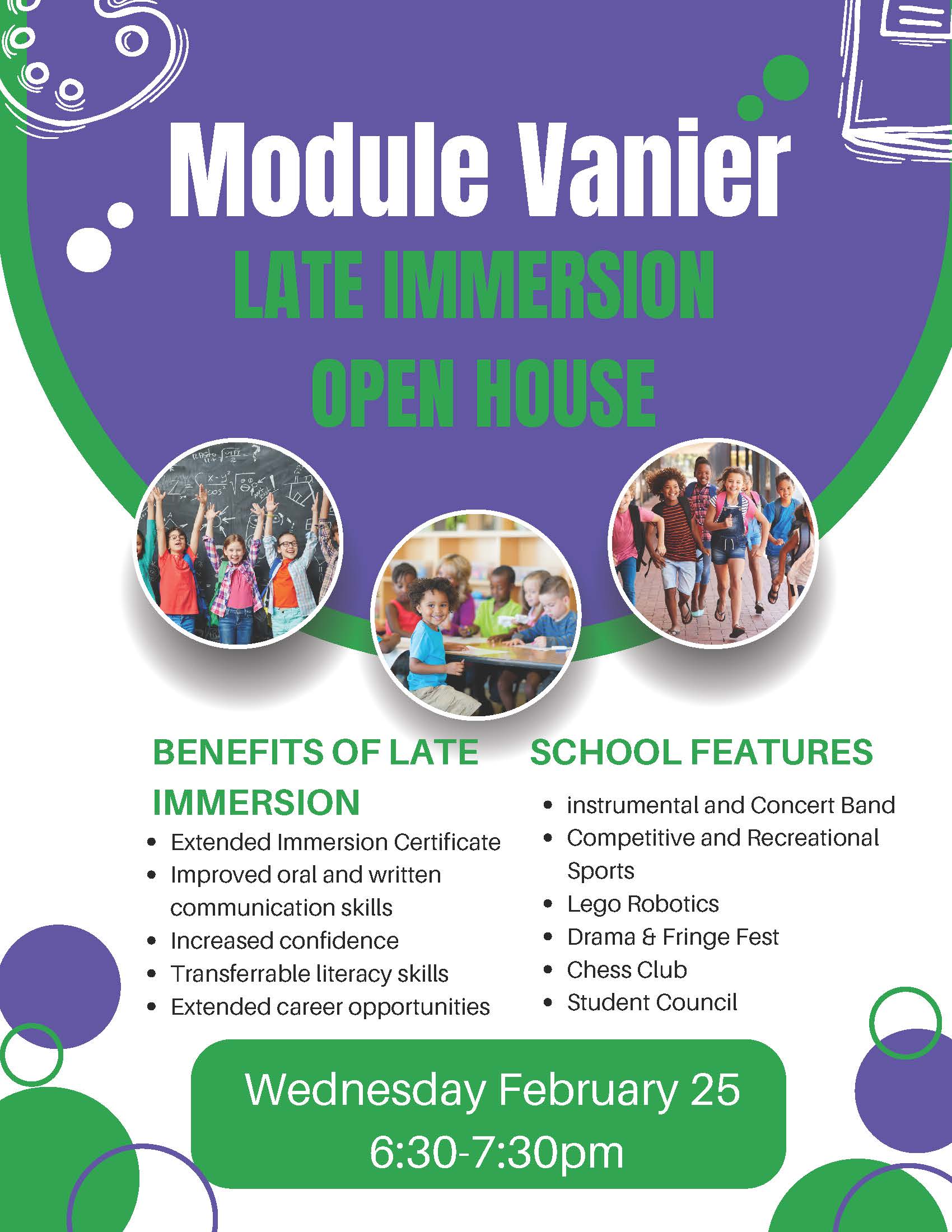 Module Vanier Open House 2026