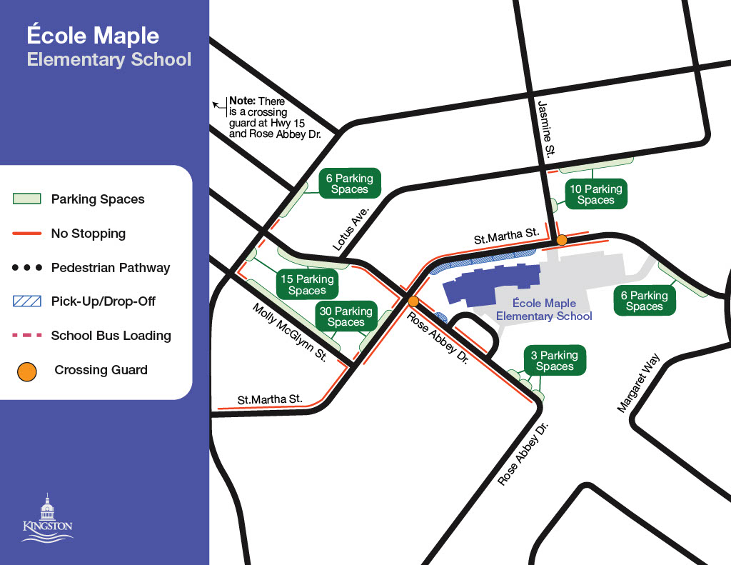 maple parking and safety