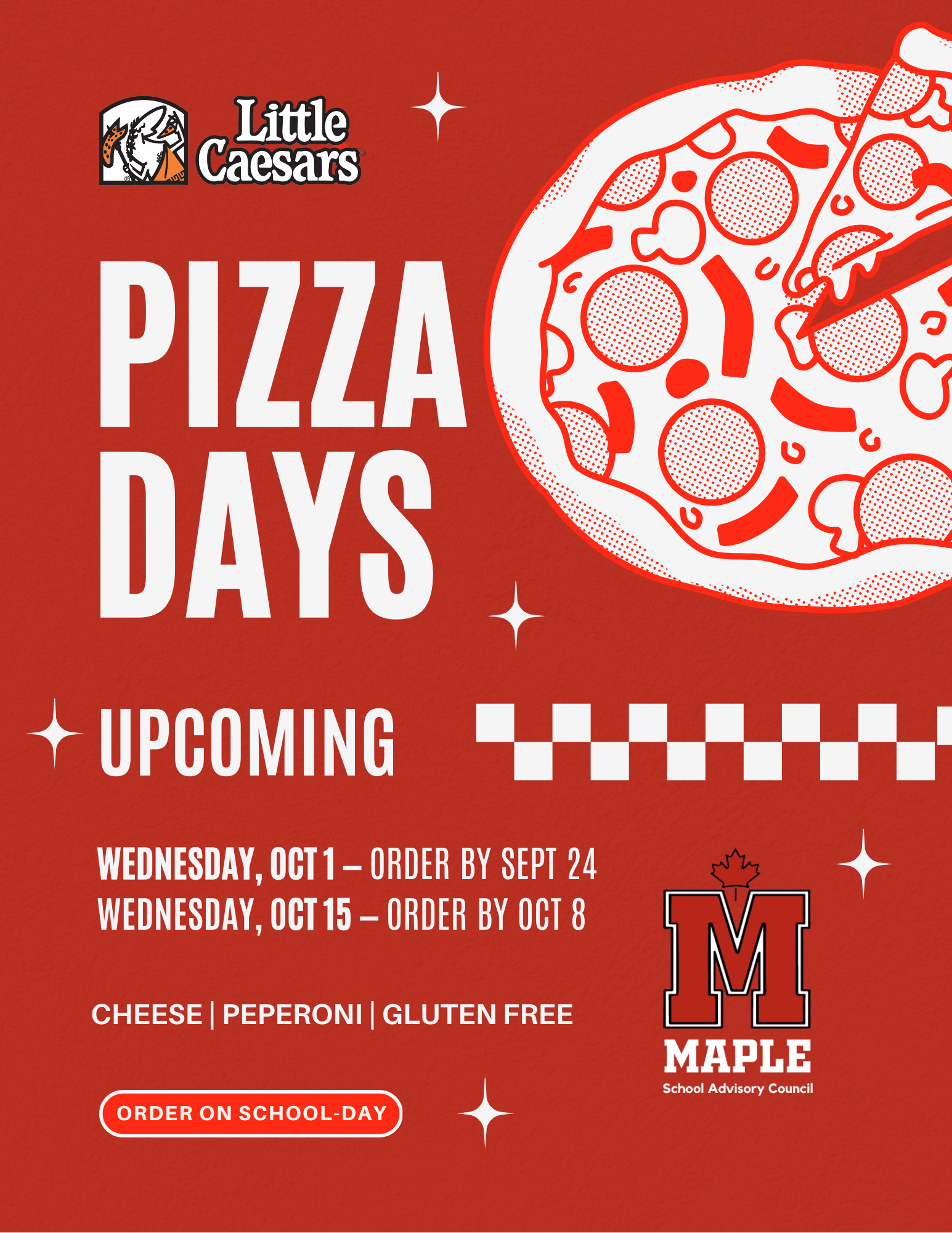 SAC Pizza Days Poster 1