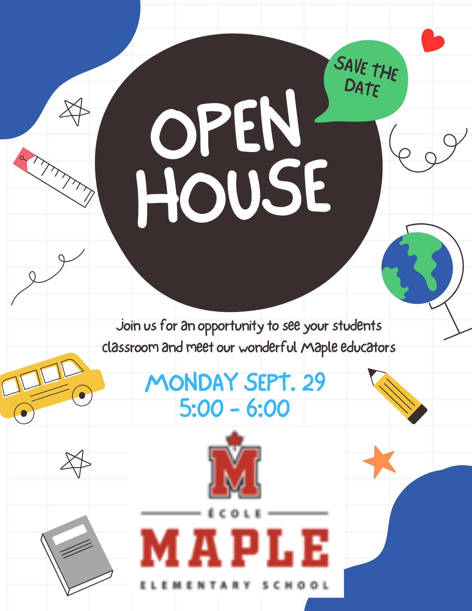 School Open House Flyer 2 