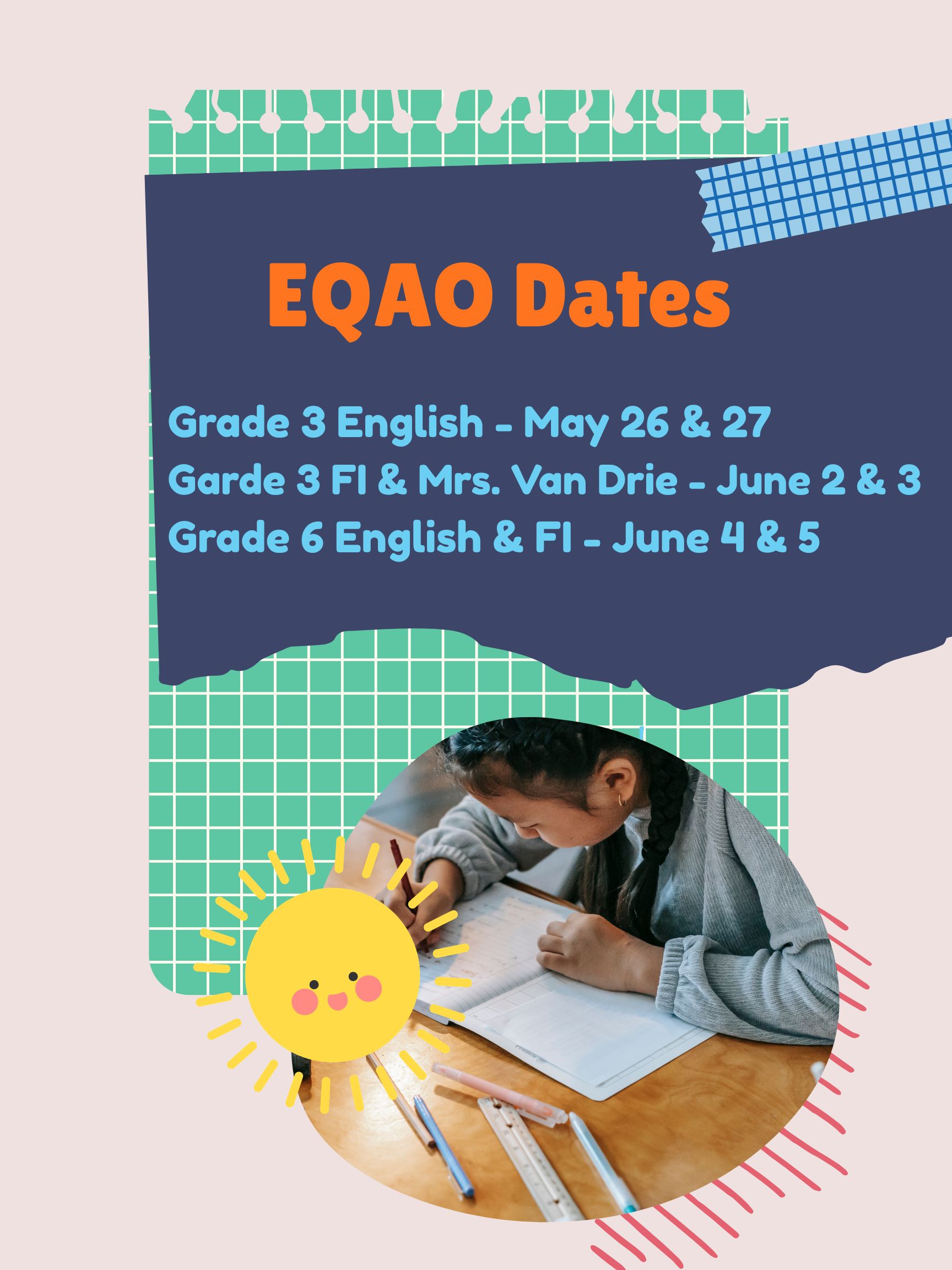 Weekly Test Elementary School Poster (2)